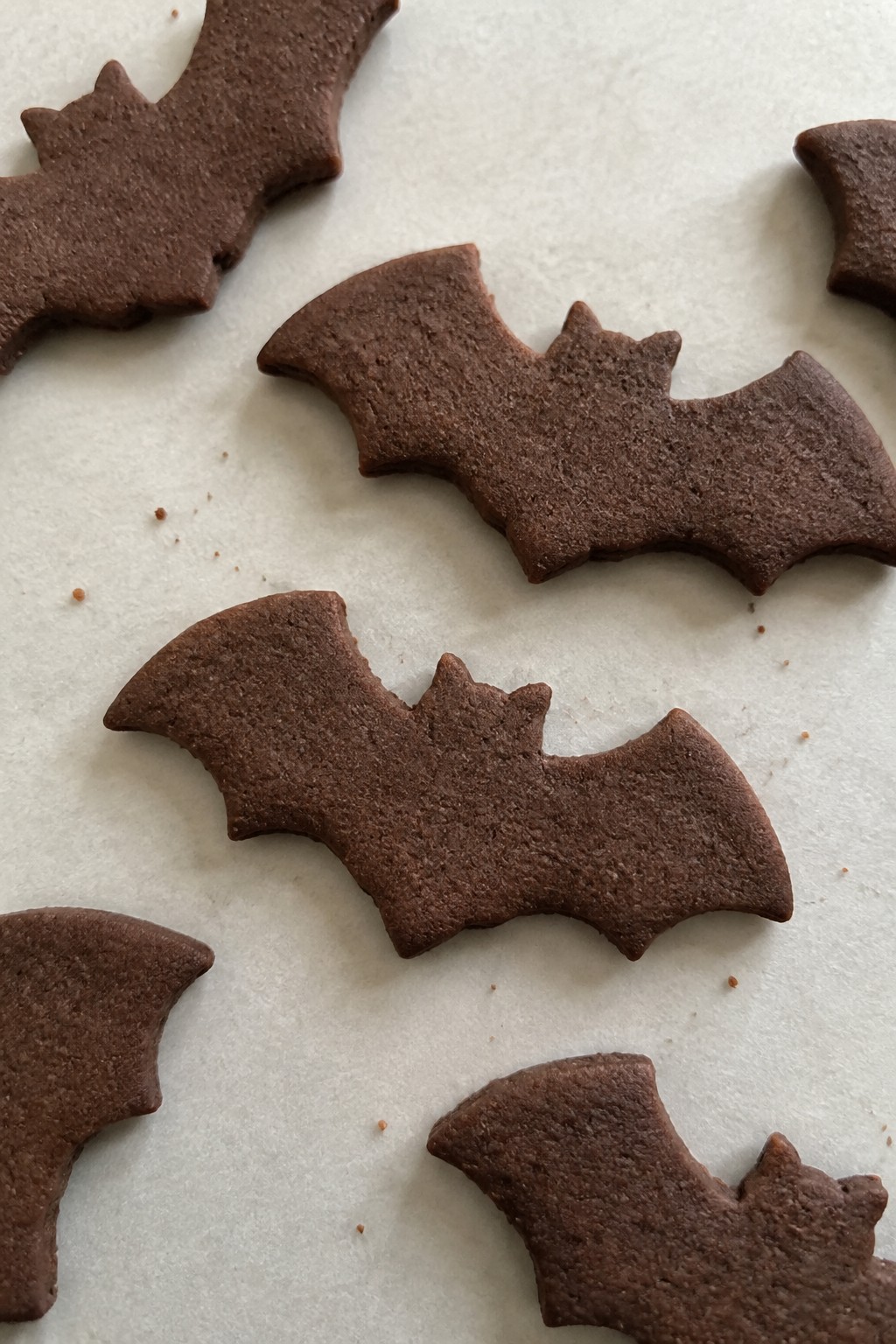 Bat Wing Shortbread Cookies