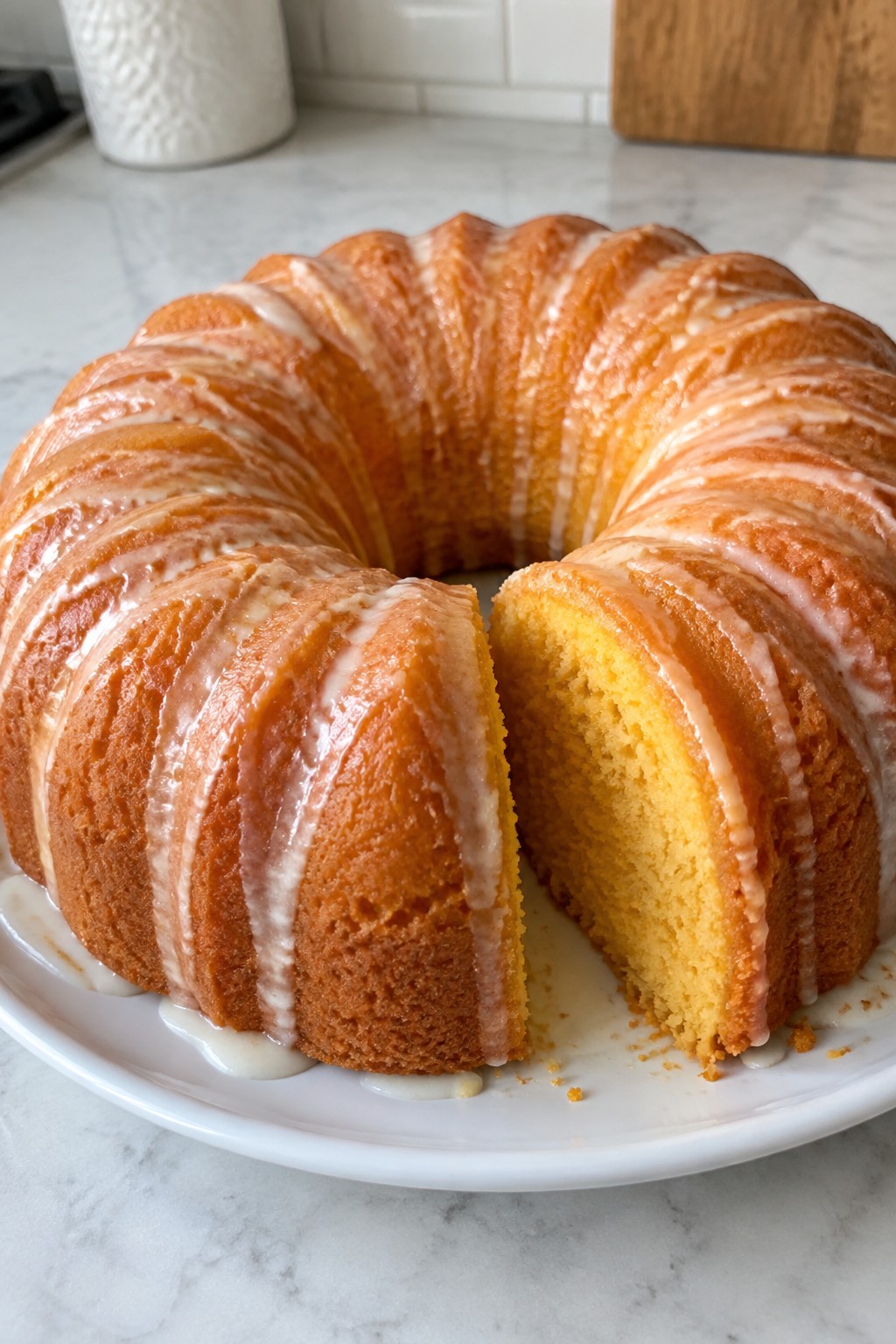 Orange Creamsicle Bundt Cake