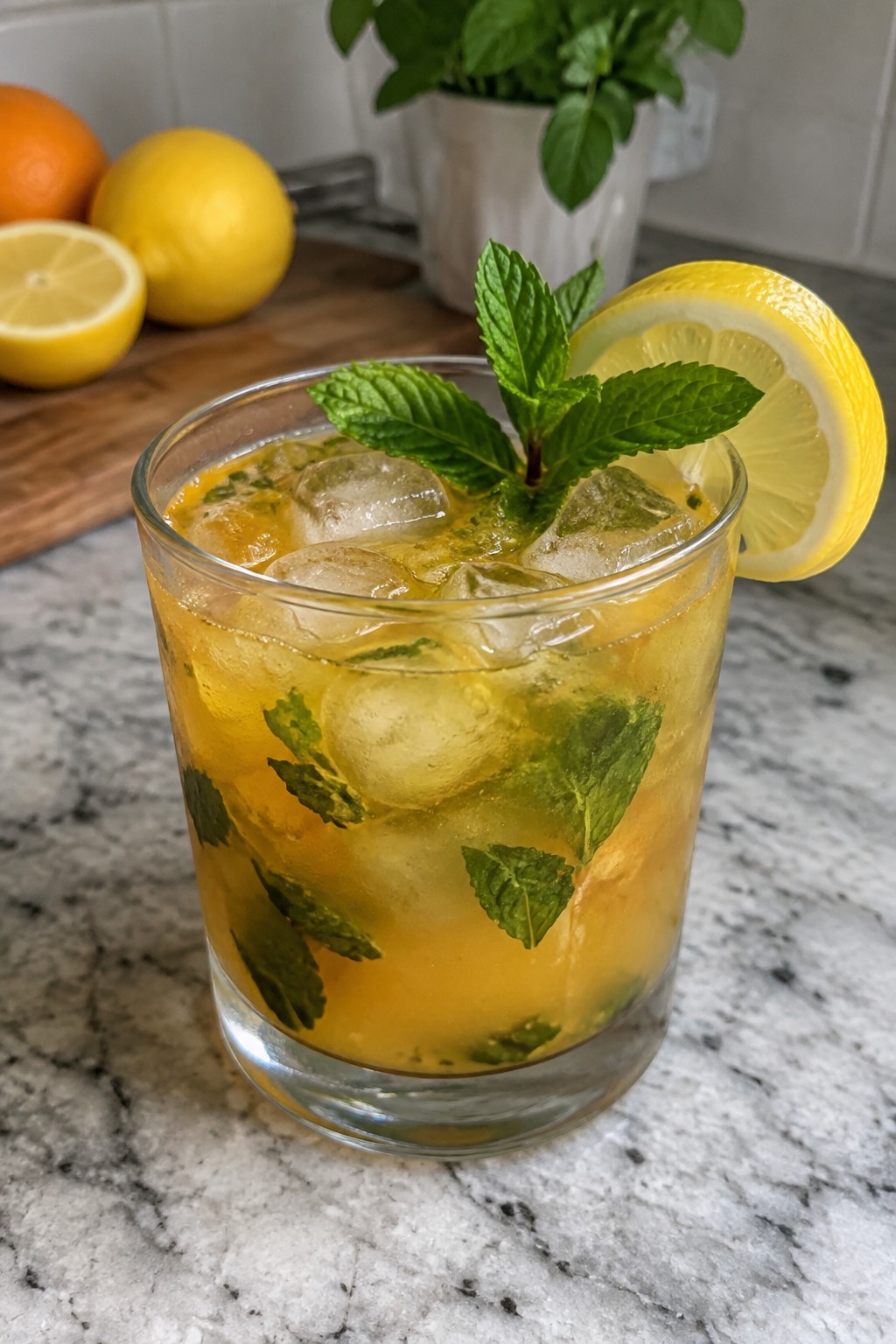 Citrus Skeleton Whiskey Smash
