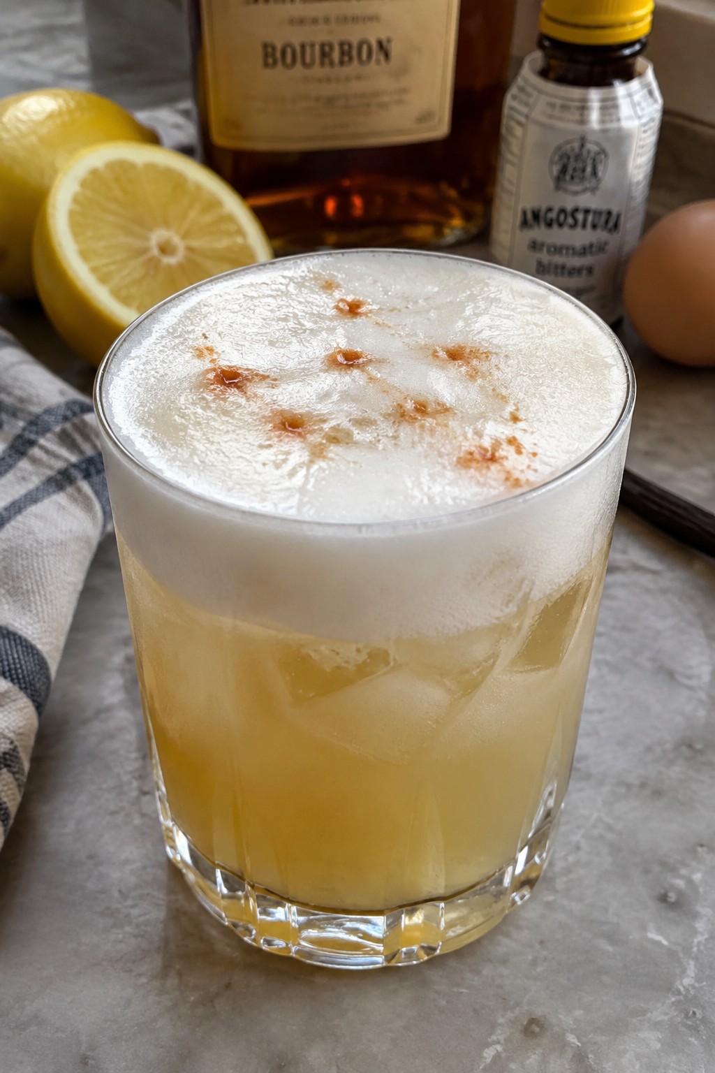 Ghostly Vanilla Bourbon Sour