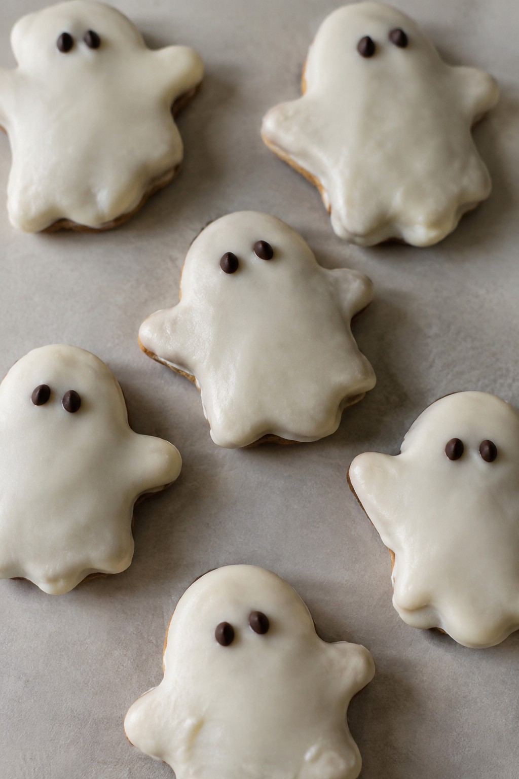 Pumpkin Spice Ghost Cookies
