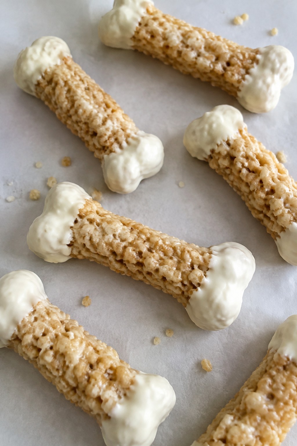 Skeleton Bone Rice Krispie Treats