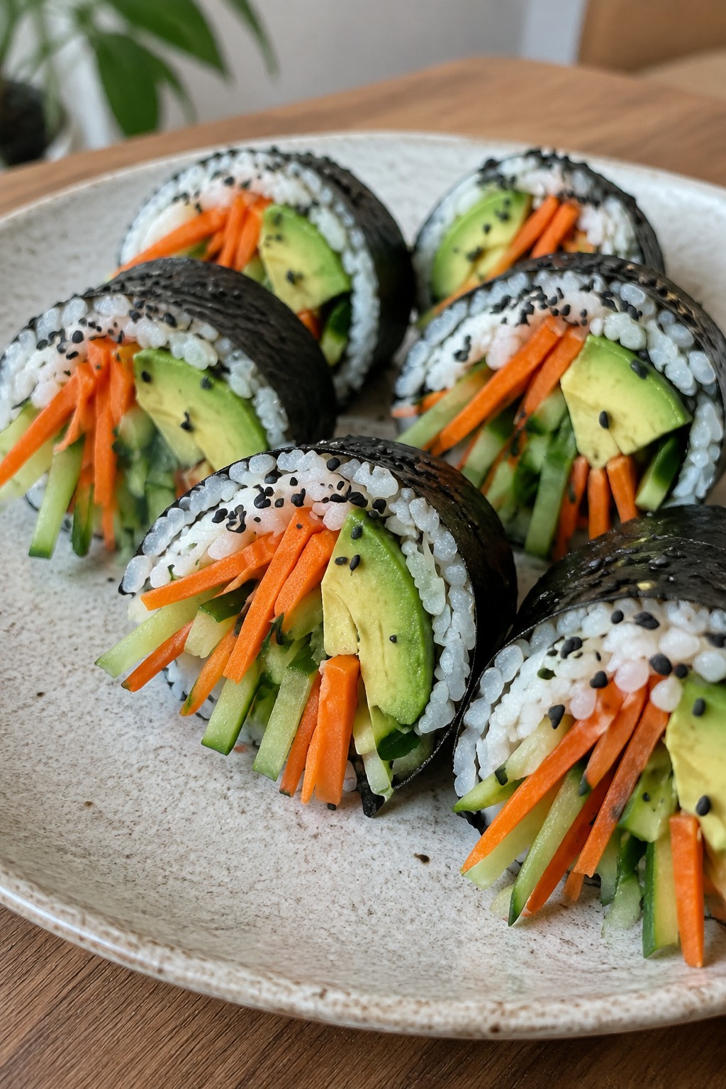 Creepy Crawler Veggie Sushi Rolls