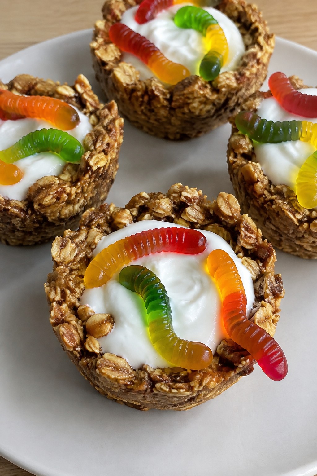 Creepy Crawly Granola Breakfast Cups