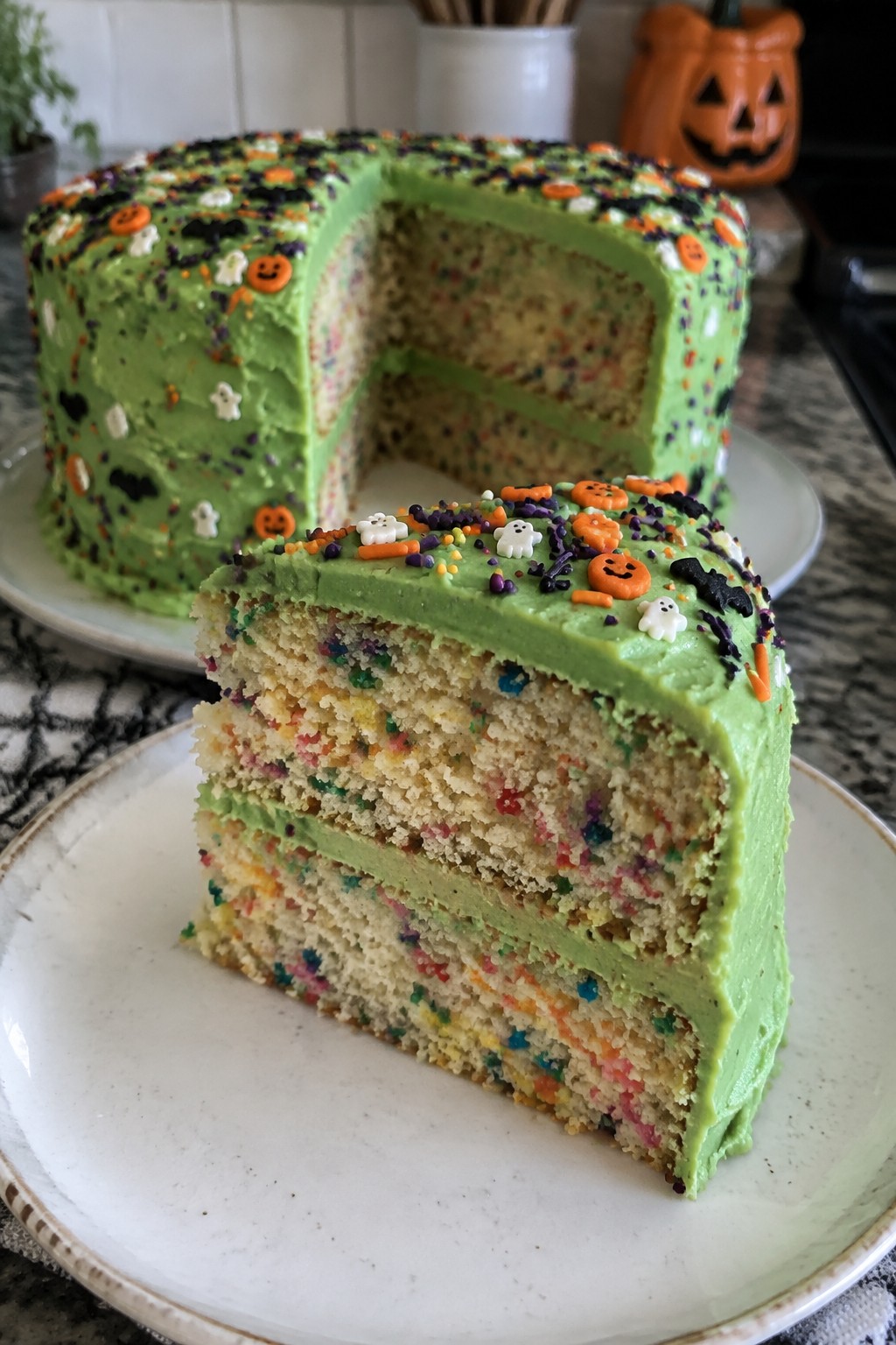 Monster Mash Funfetti Layer Cake