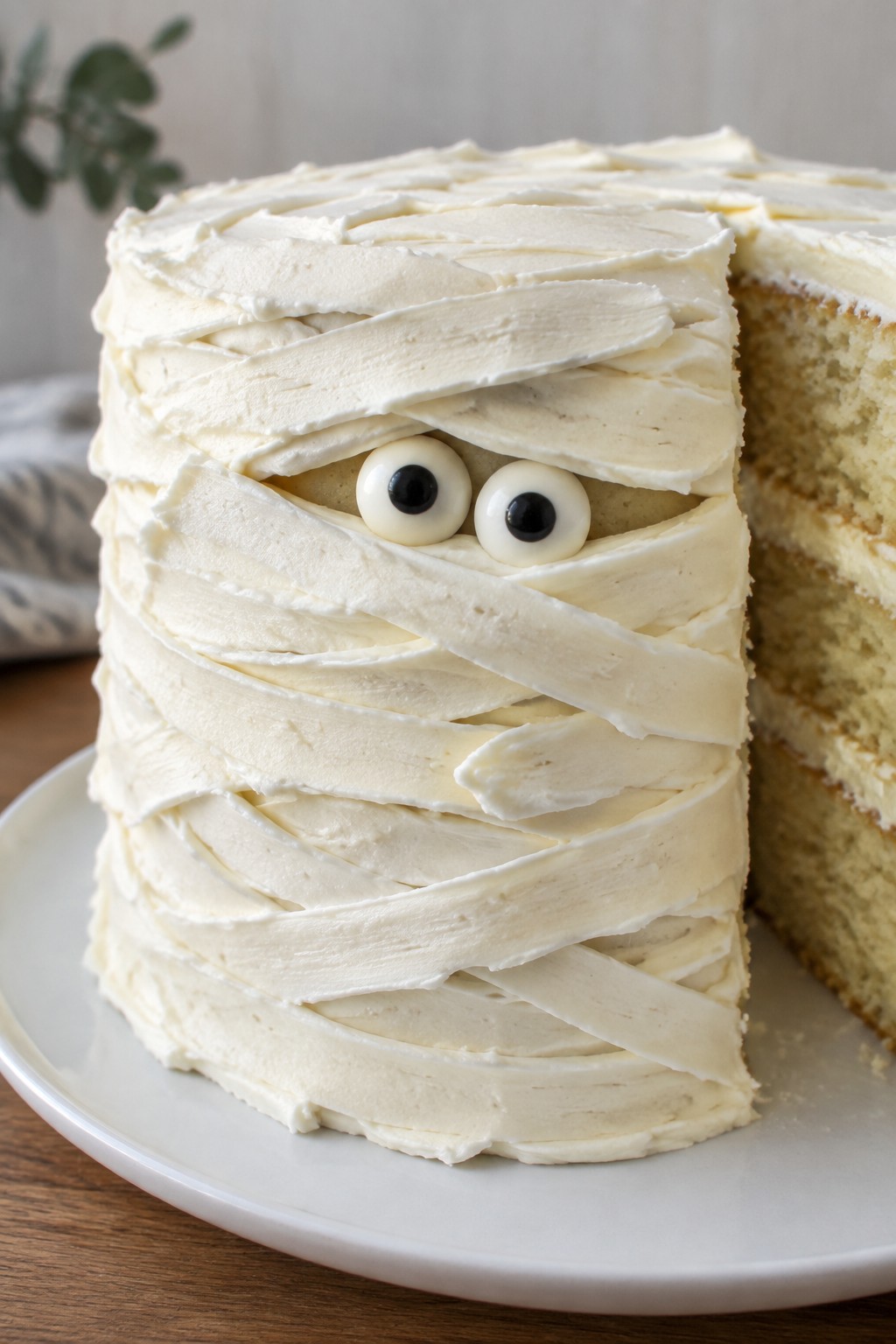 Mummy Vanilla Buttercream Cake