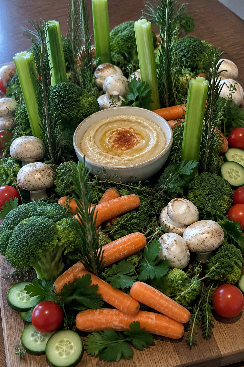 Haunted Forest Veggie and Herb Board