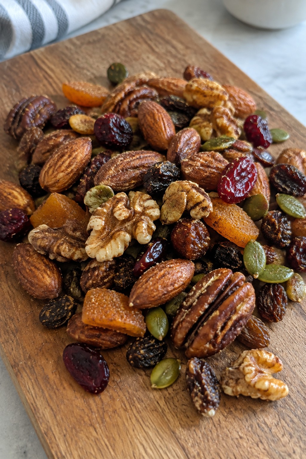 Pumpkin Spice Nut and Dried Fruit Board