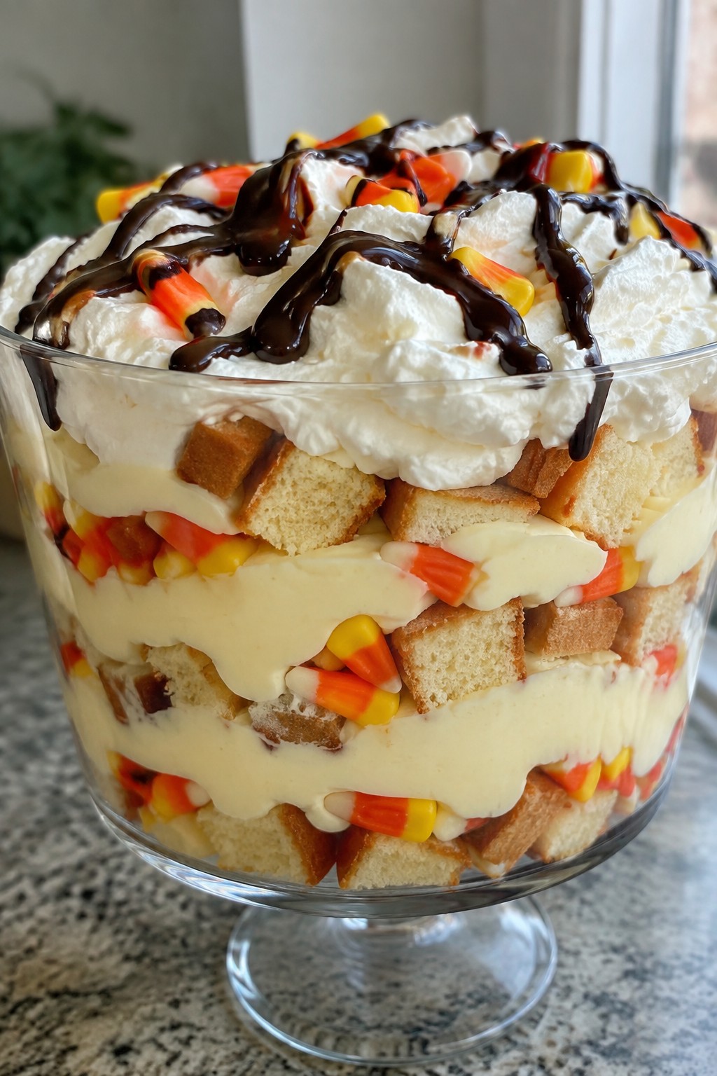 Poisoned Candy Corn Trifle