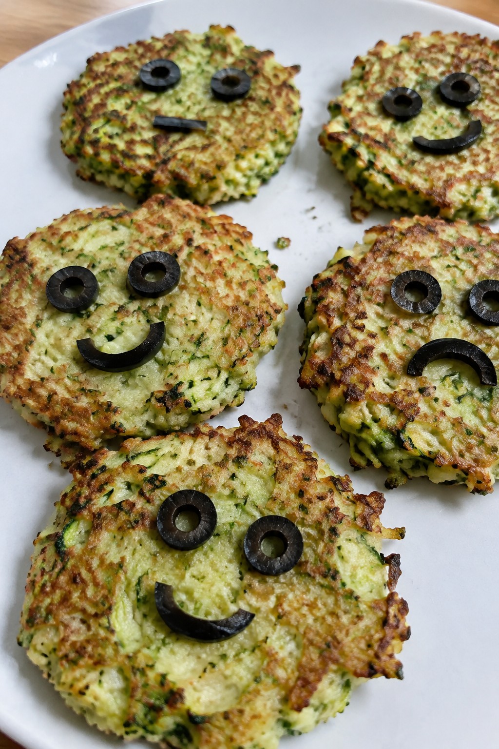 Frankenstein Zucchini Fritters