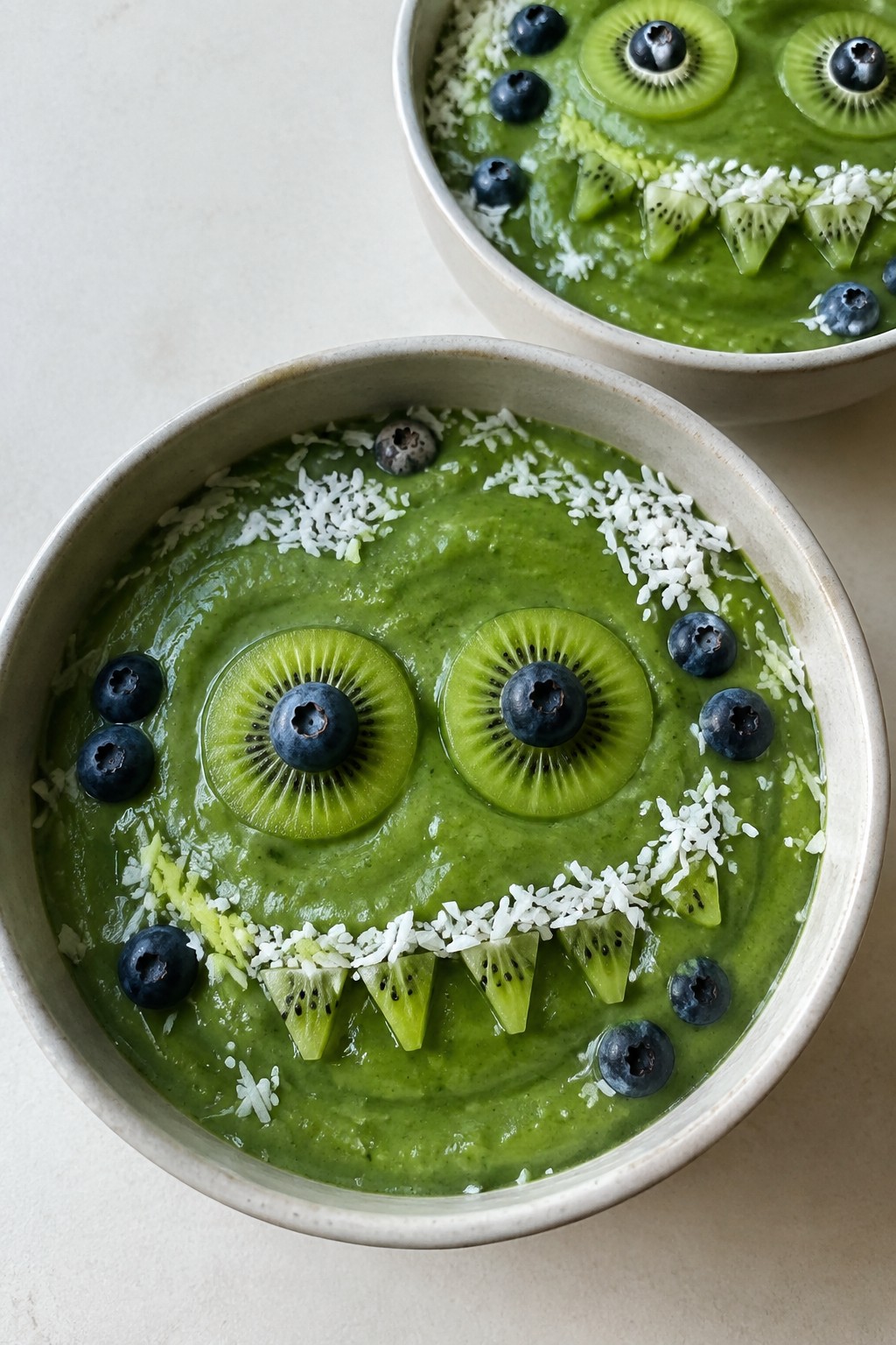 Monster Green Smoothie Bowls