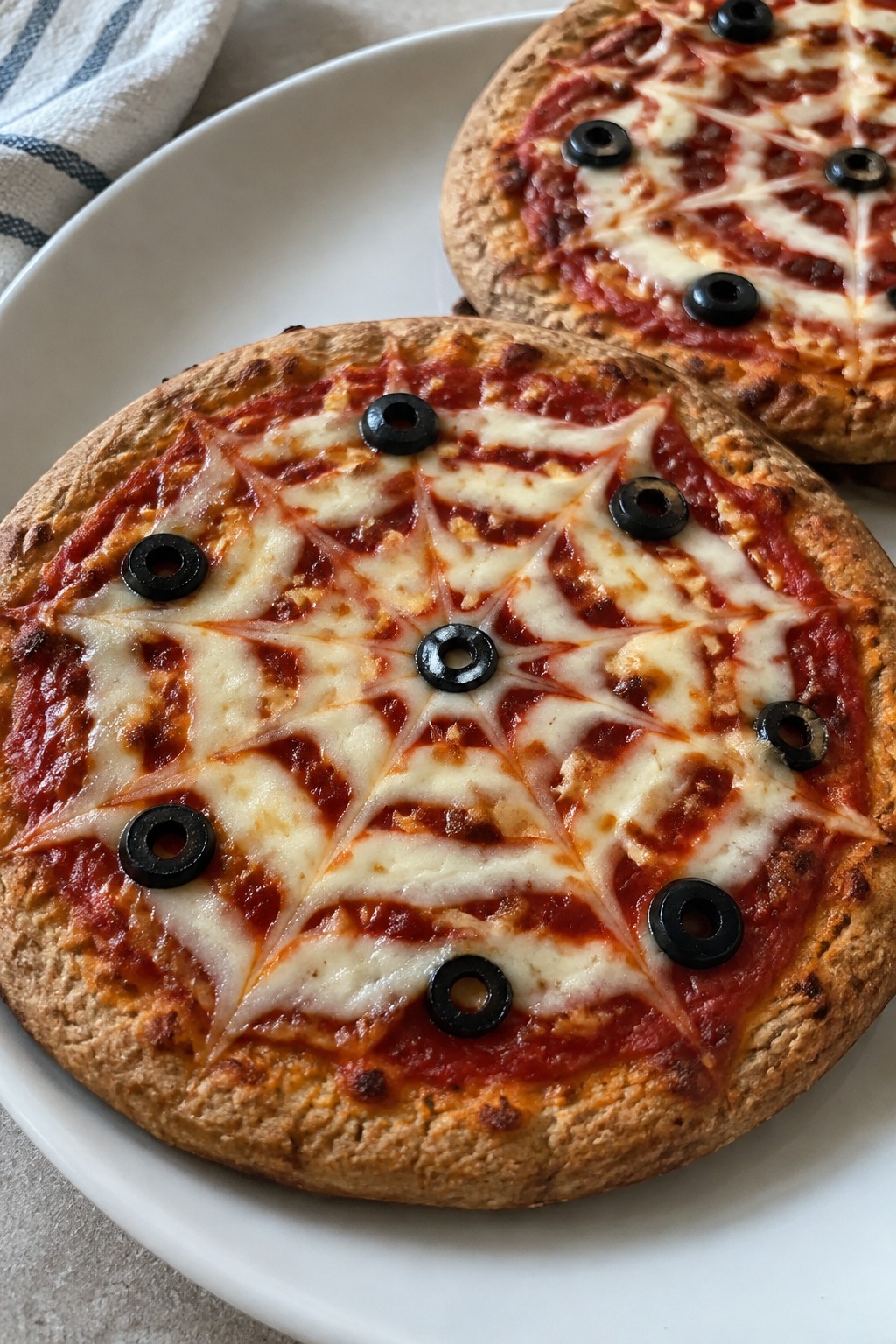 Spiderweb Whole-Grain Pizzas
