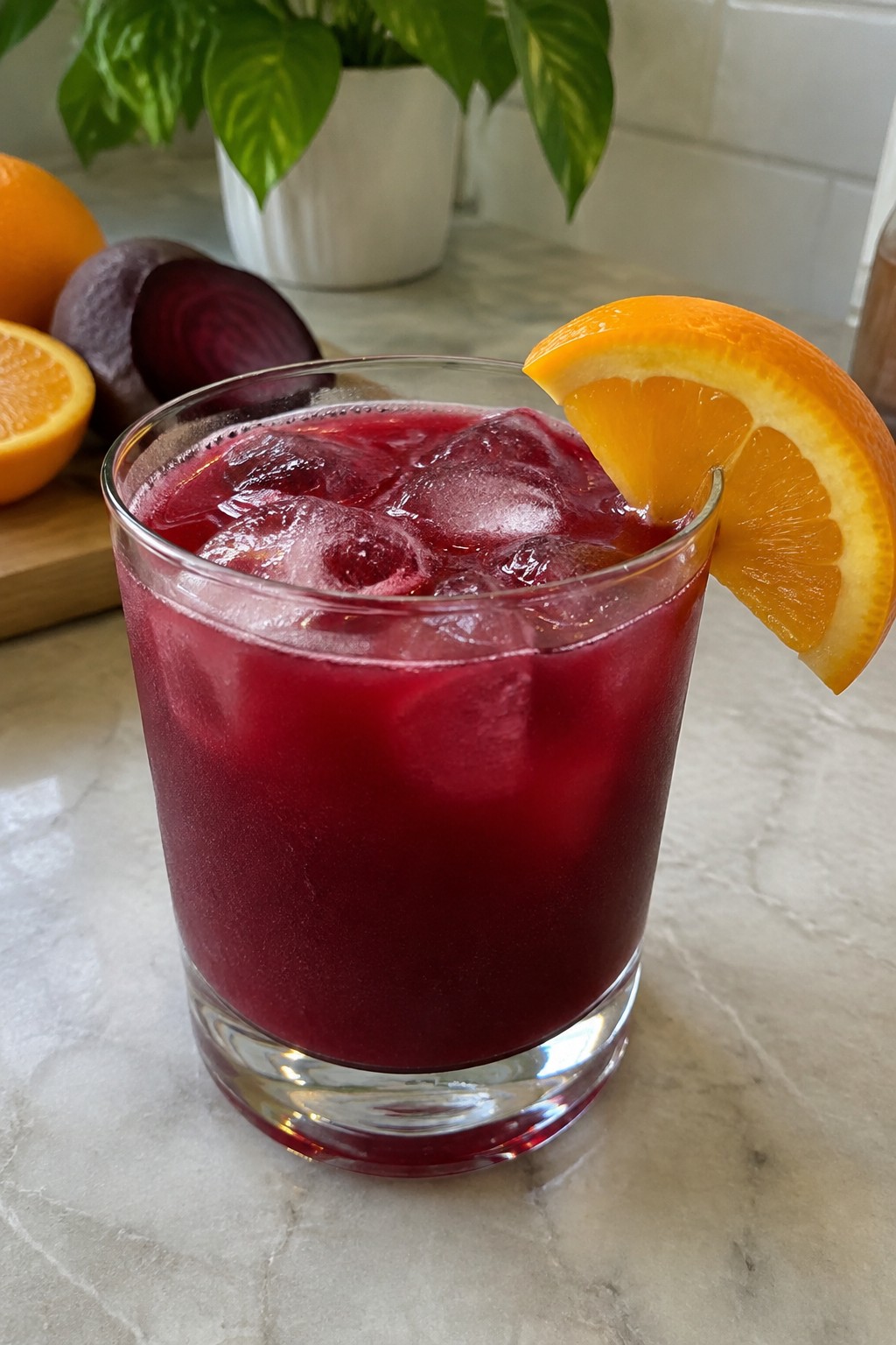 Roasted Beet Orange Tequila Cocktail