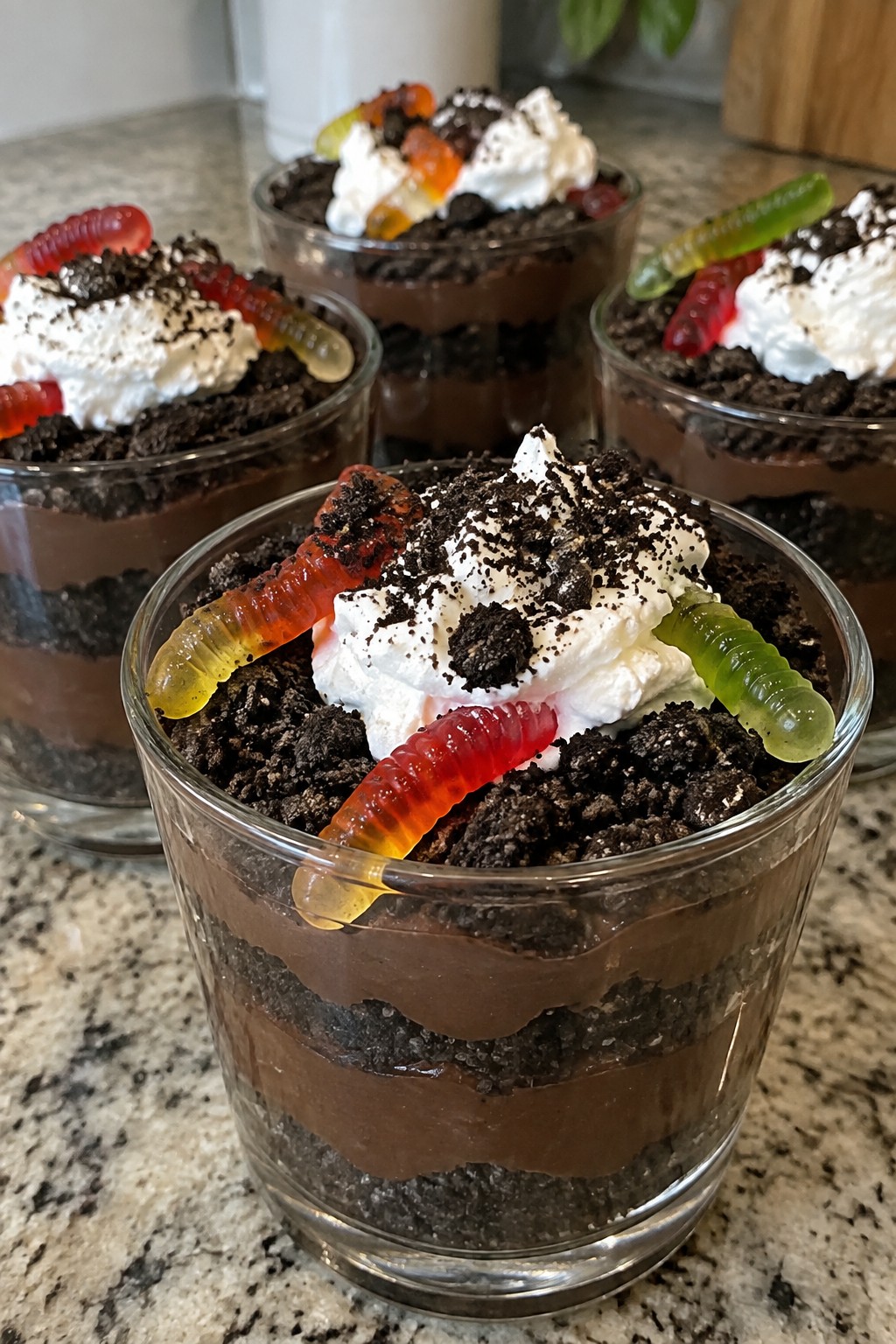 Graveyard Dirt Pudding Parfaits