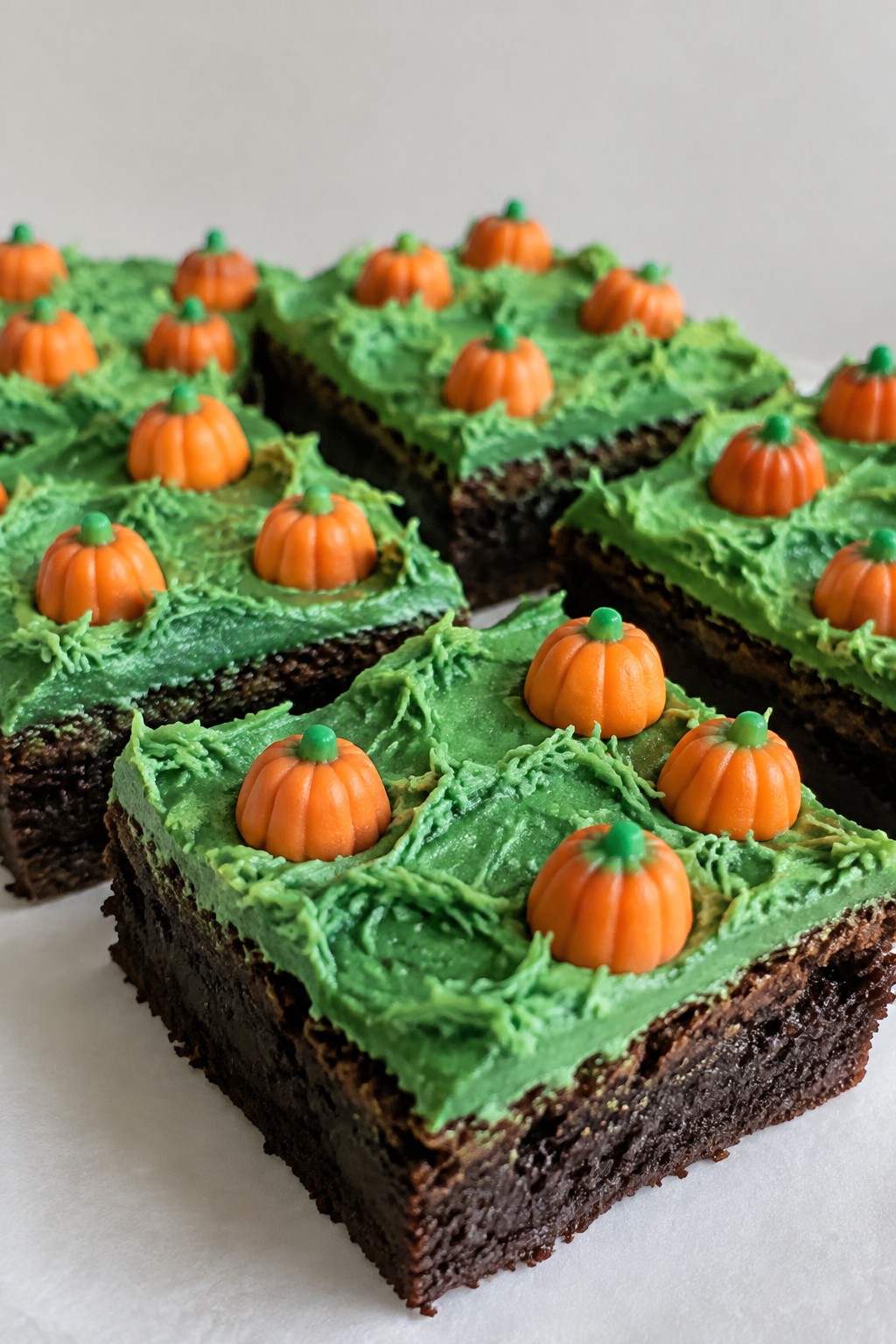 Pumpkin Patch Chocolate Brownies