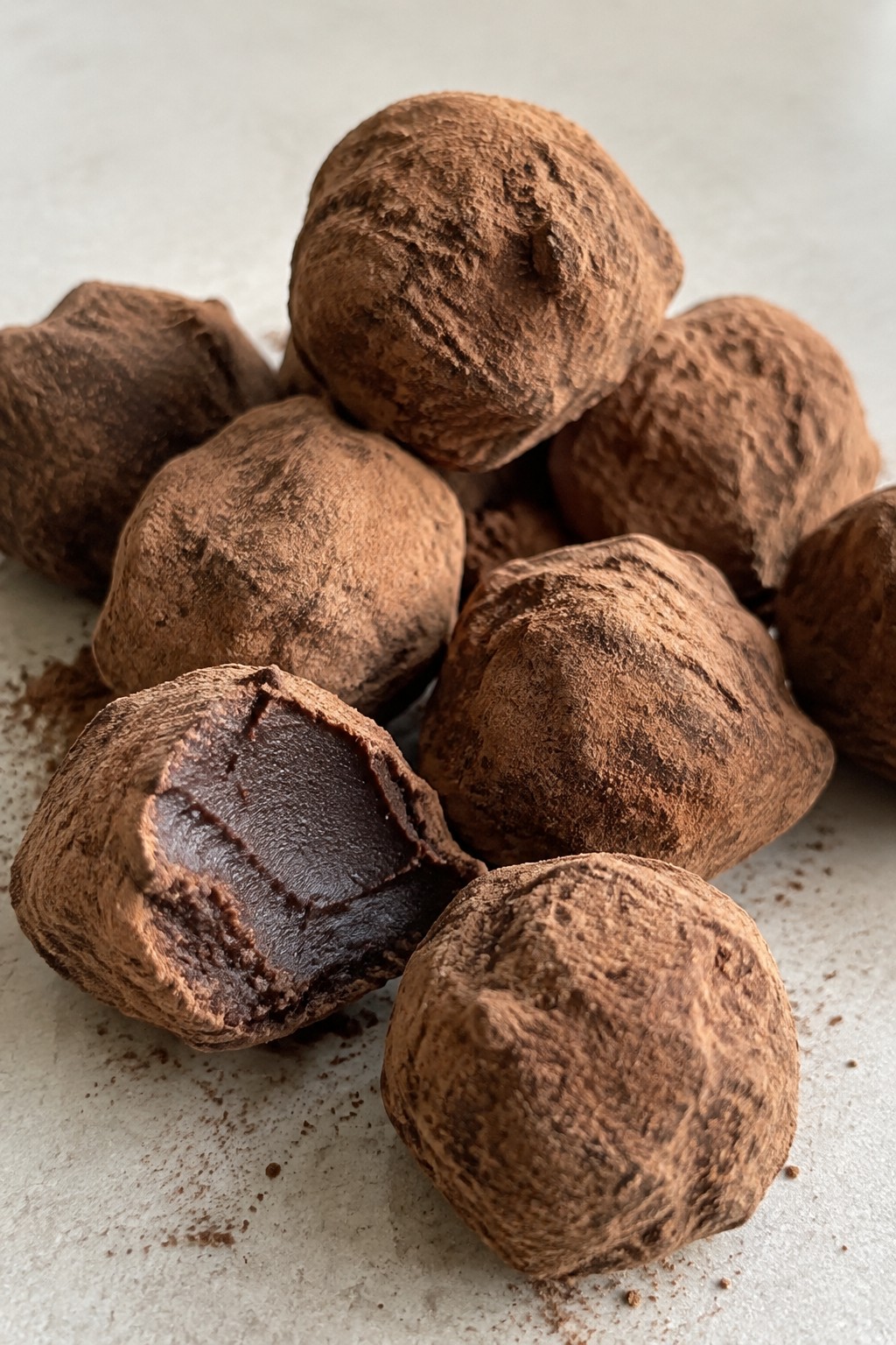 Dark Chocolate Pumpkin Truffles