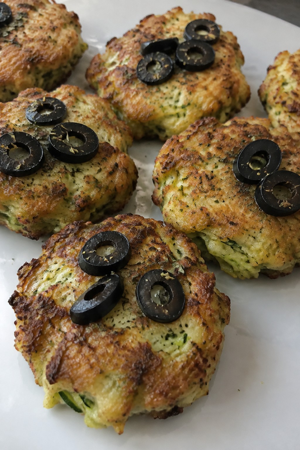 Zucchini Fritter Graveyard Bites
