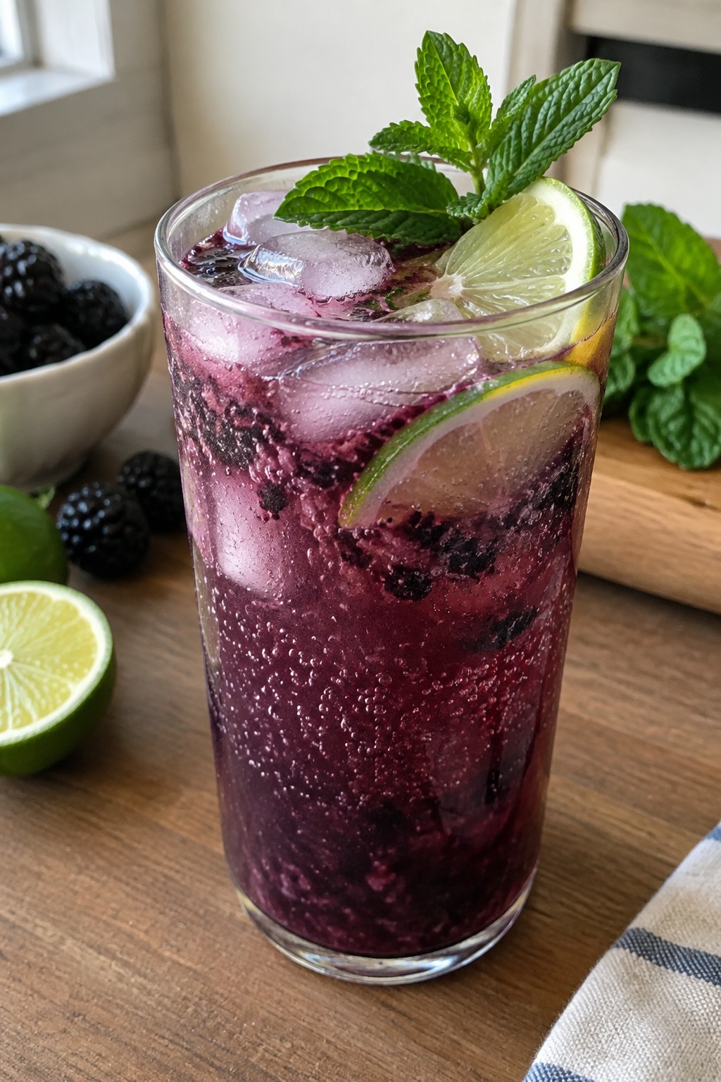 Blackberry Lime Monster Mash Punch