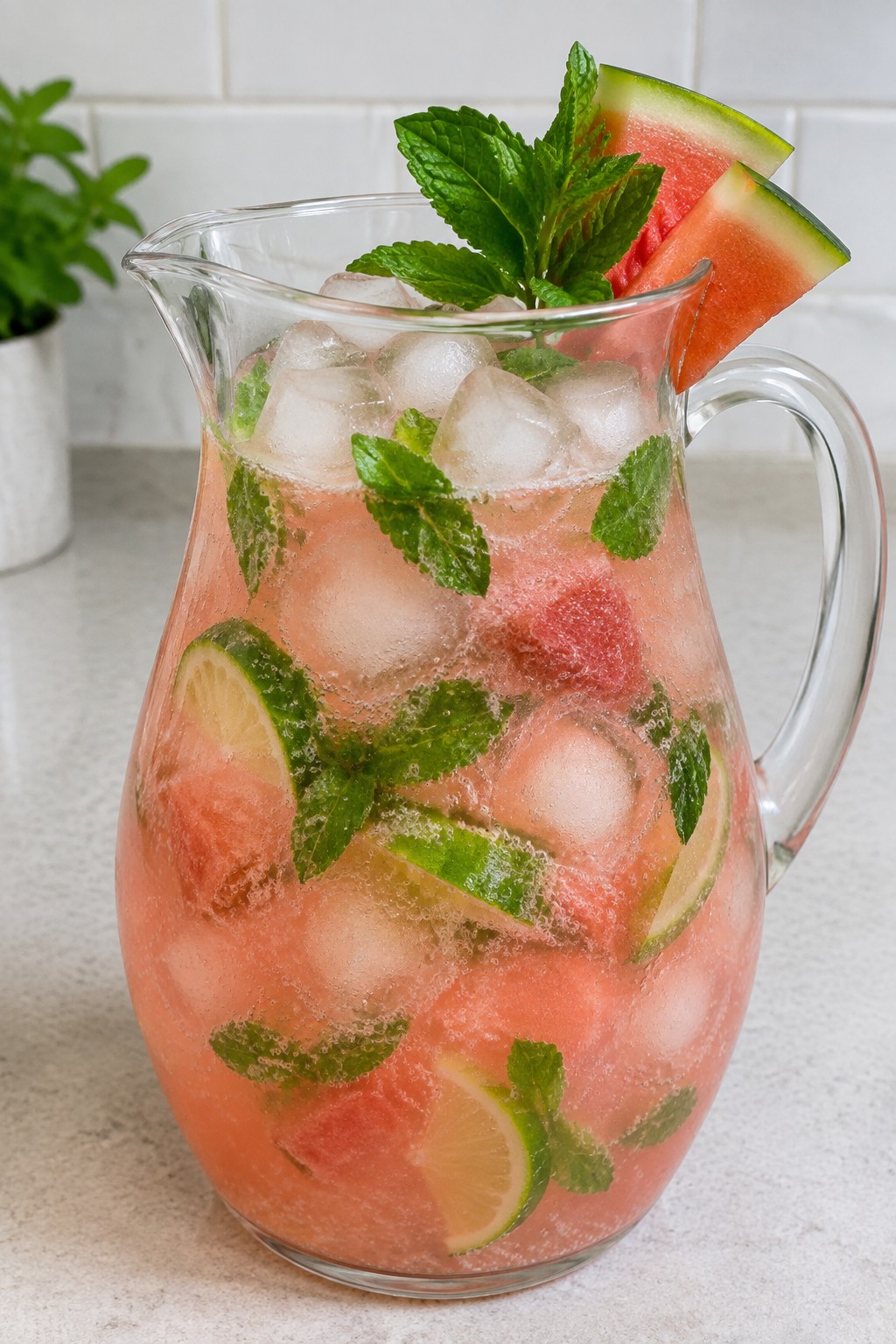 Watermelon Mint Halloween Refresher Punch