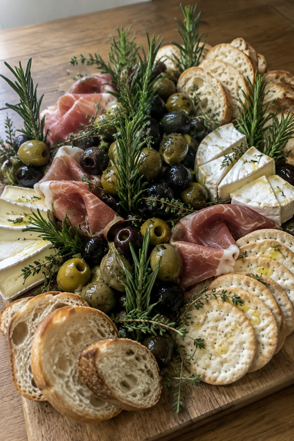 Haunted Forest Herb and Olive Charcuterie Board