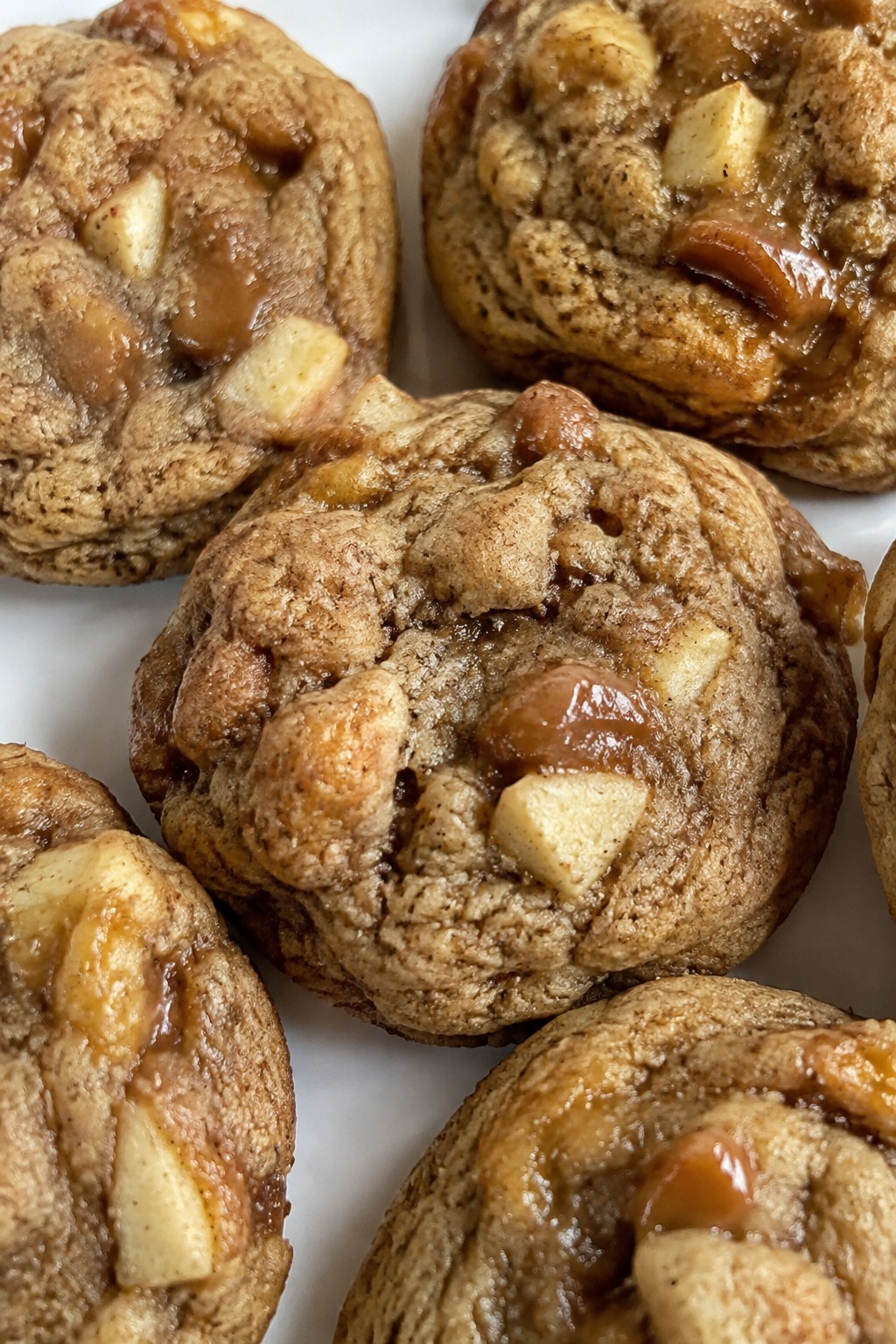 Haunted Caramel Apple Cookies