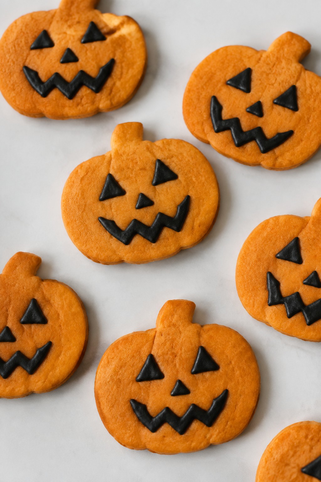 Jack-o'-Lantern Cutout Cookies