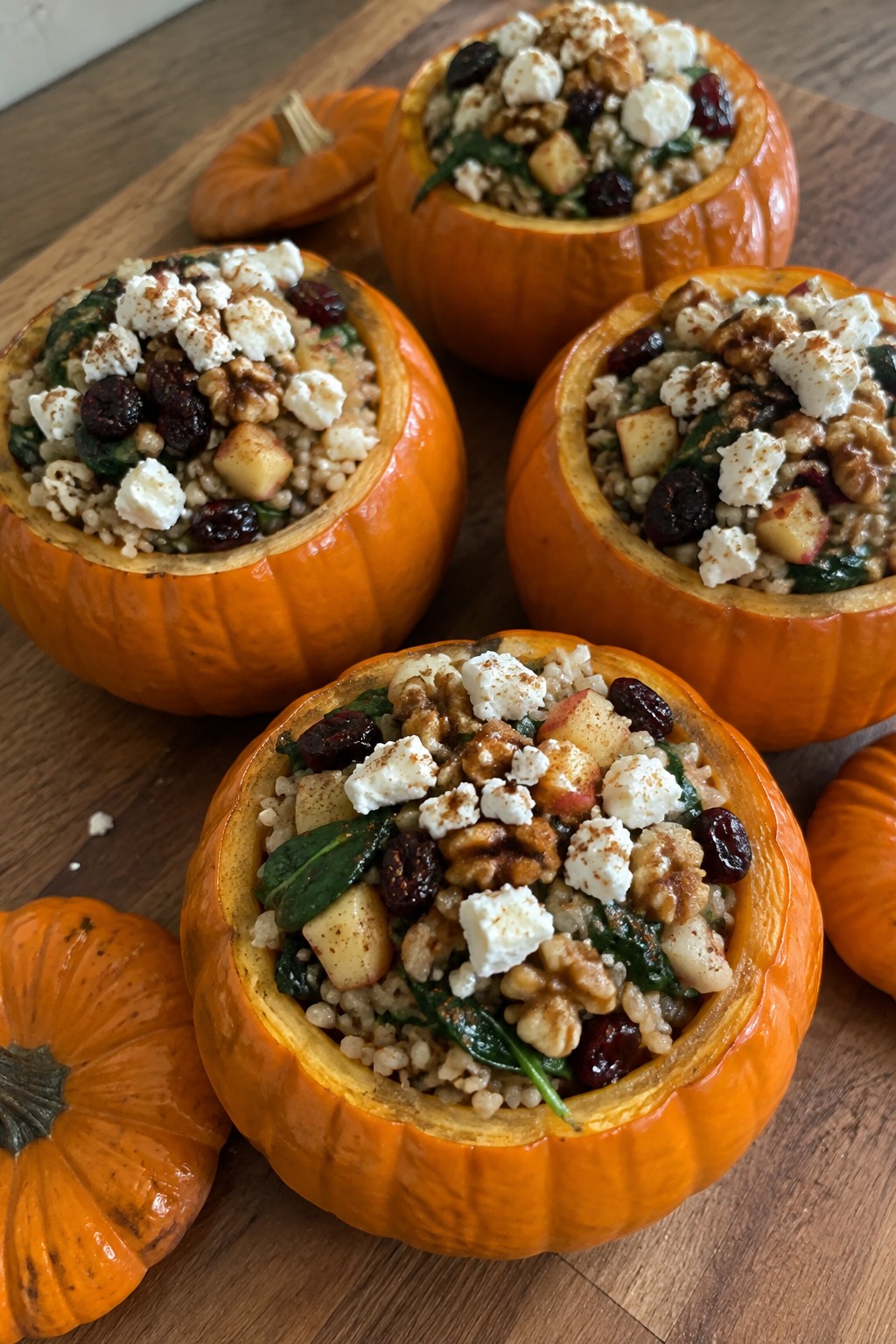 Harvest Stuffed Mini Pumpkins