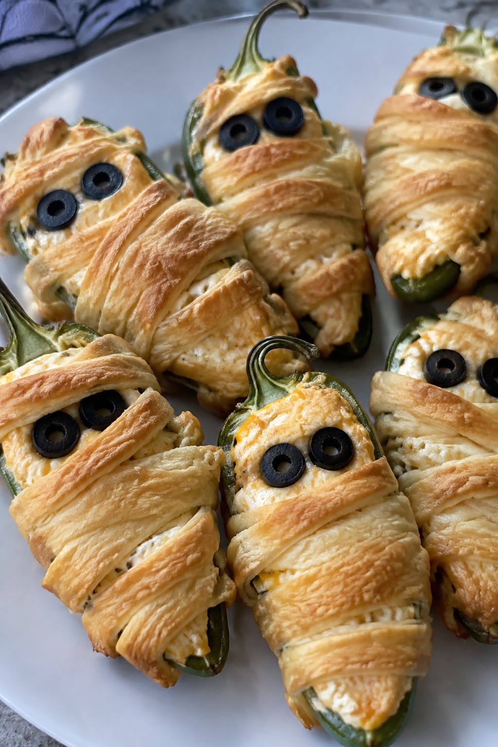 Mummy Jalapeño Poppers