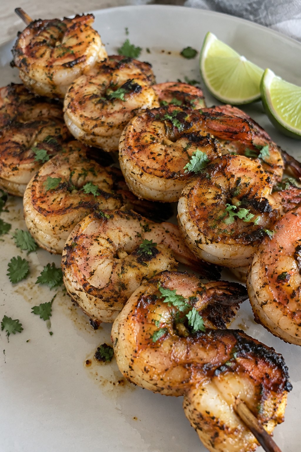 Chipotle Lime Grilled Shrimp Skewers