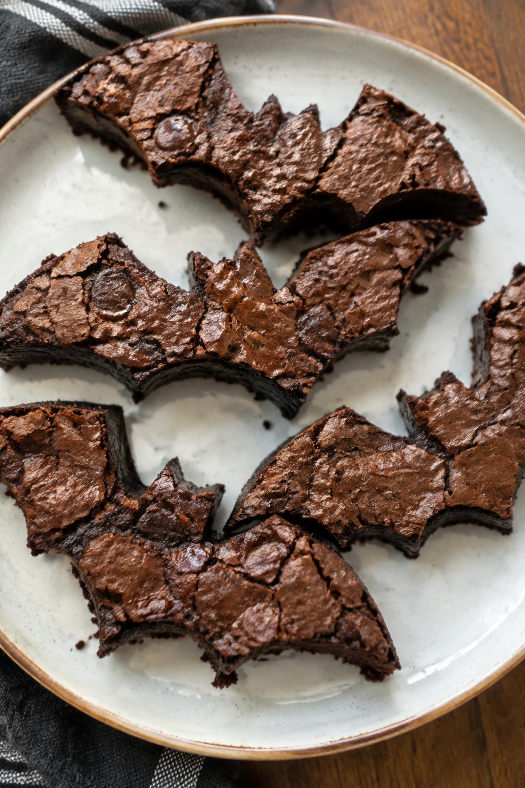 Espresso Bat Wing Dark Chocolate Brownies