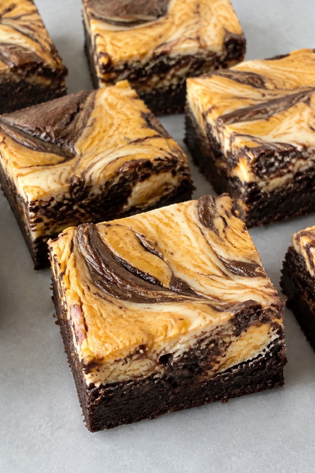 Pumpkin Cheesecake Swirl Brownies
