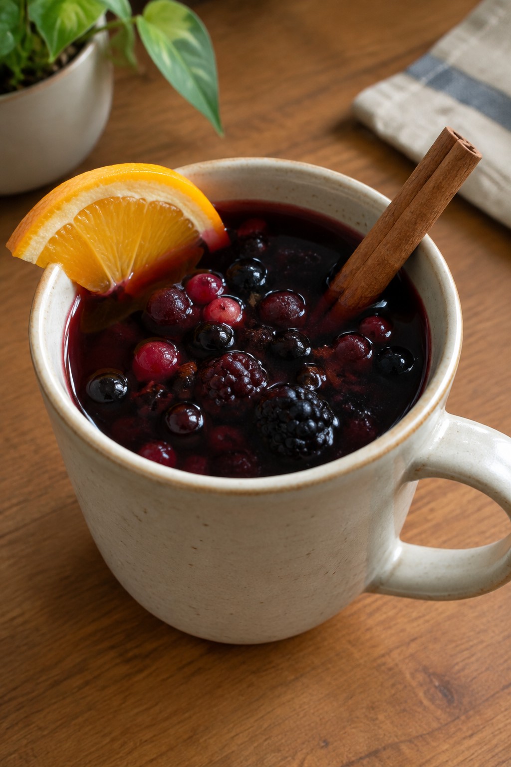 Mulled Red Wine Berry Potion