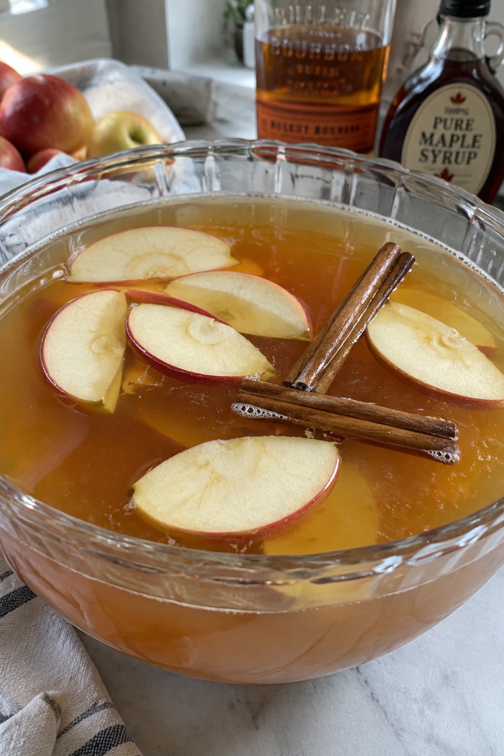 Smoky Maple Bourbon Cider Bowl