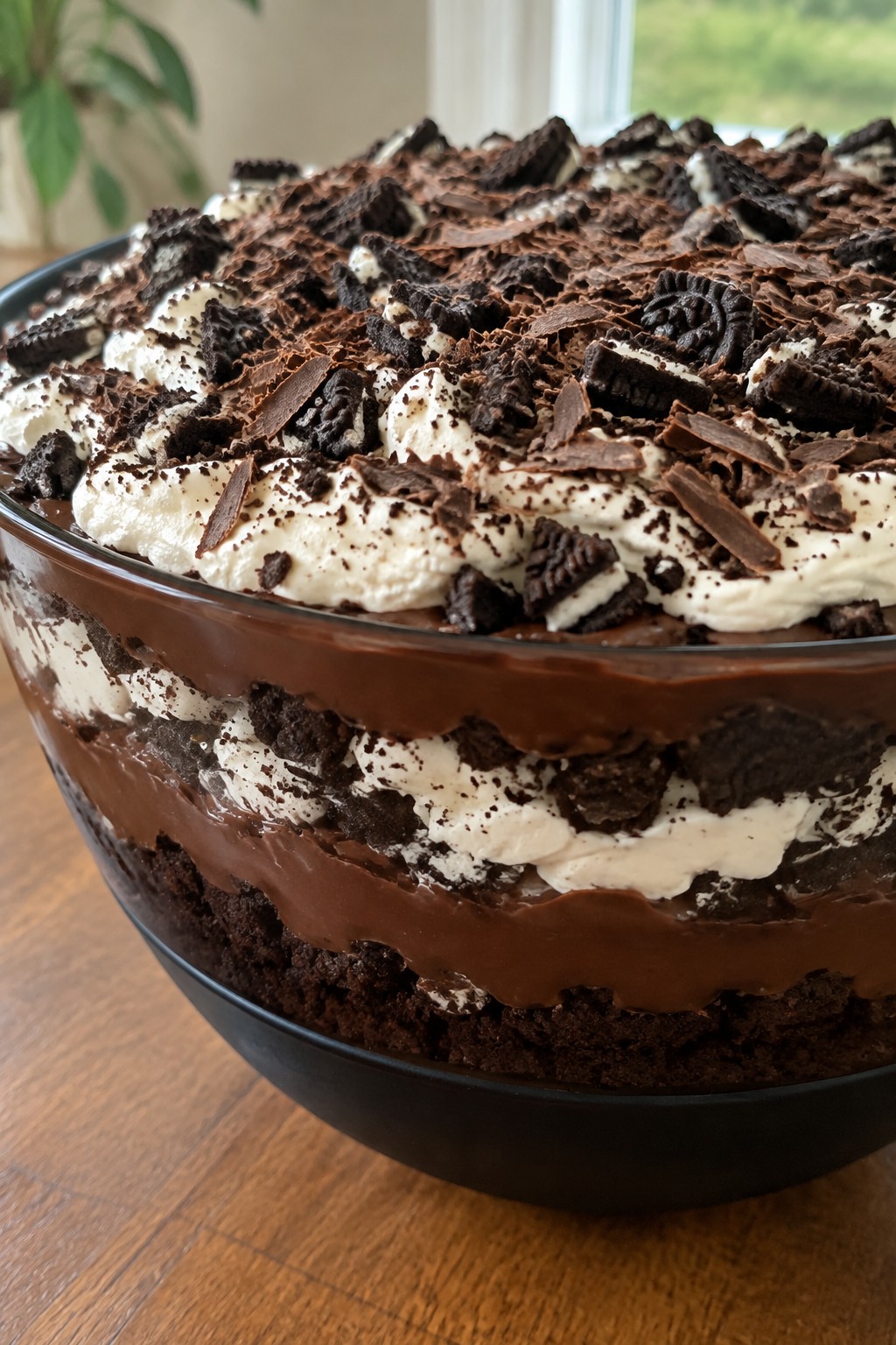 Witch's Cauldron Chocolate Trifle
