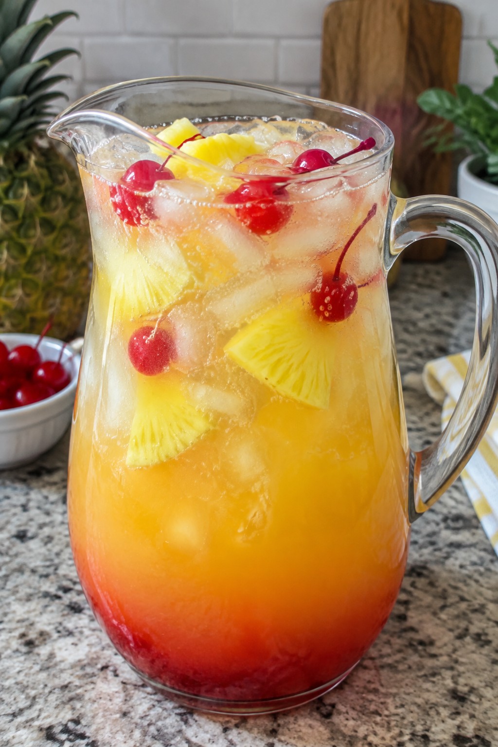 Trick-or-Treat Tropical Pineapple Punch