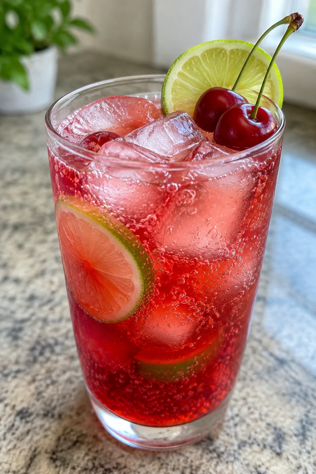 Vampire Cherry Lime Mocktail