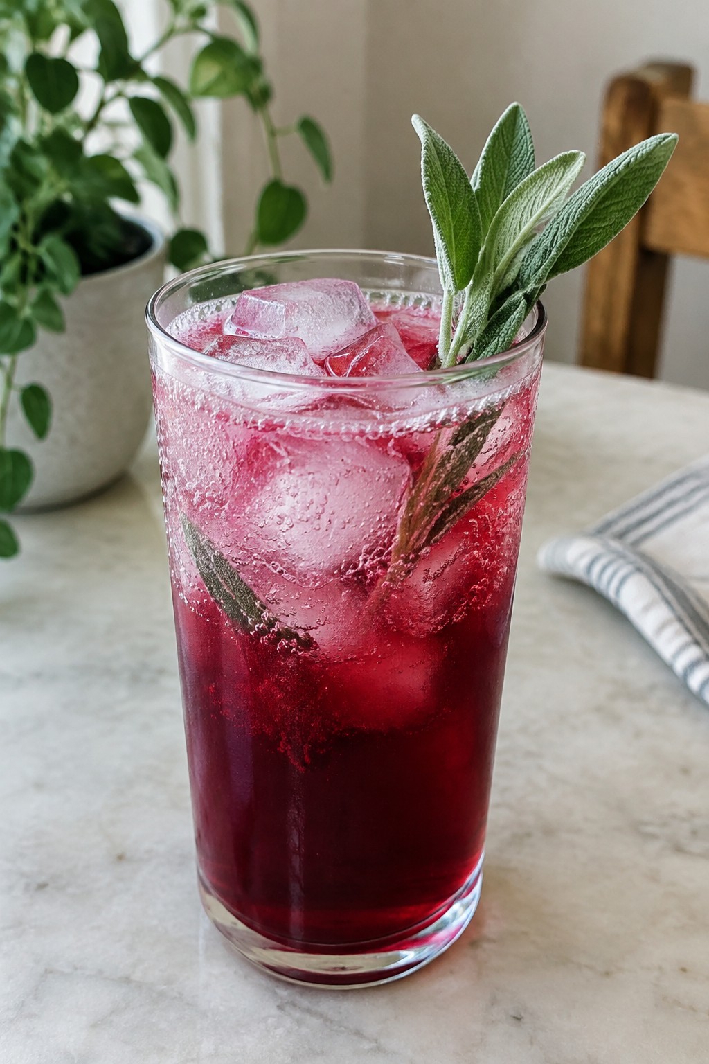 Beetroot and Sage Gin Elixir