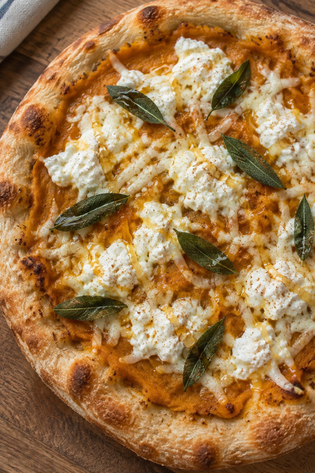 Spiced Pumpkin and Ricotta Pizza