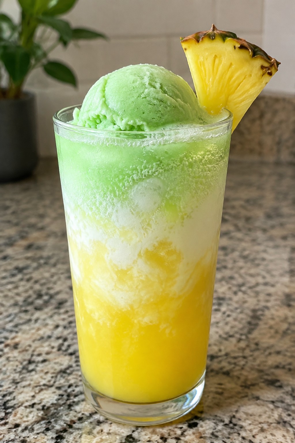 Tropical Pineapple Witch's Brew Float