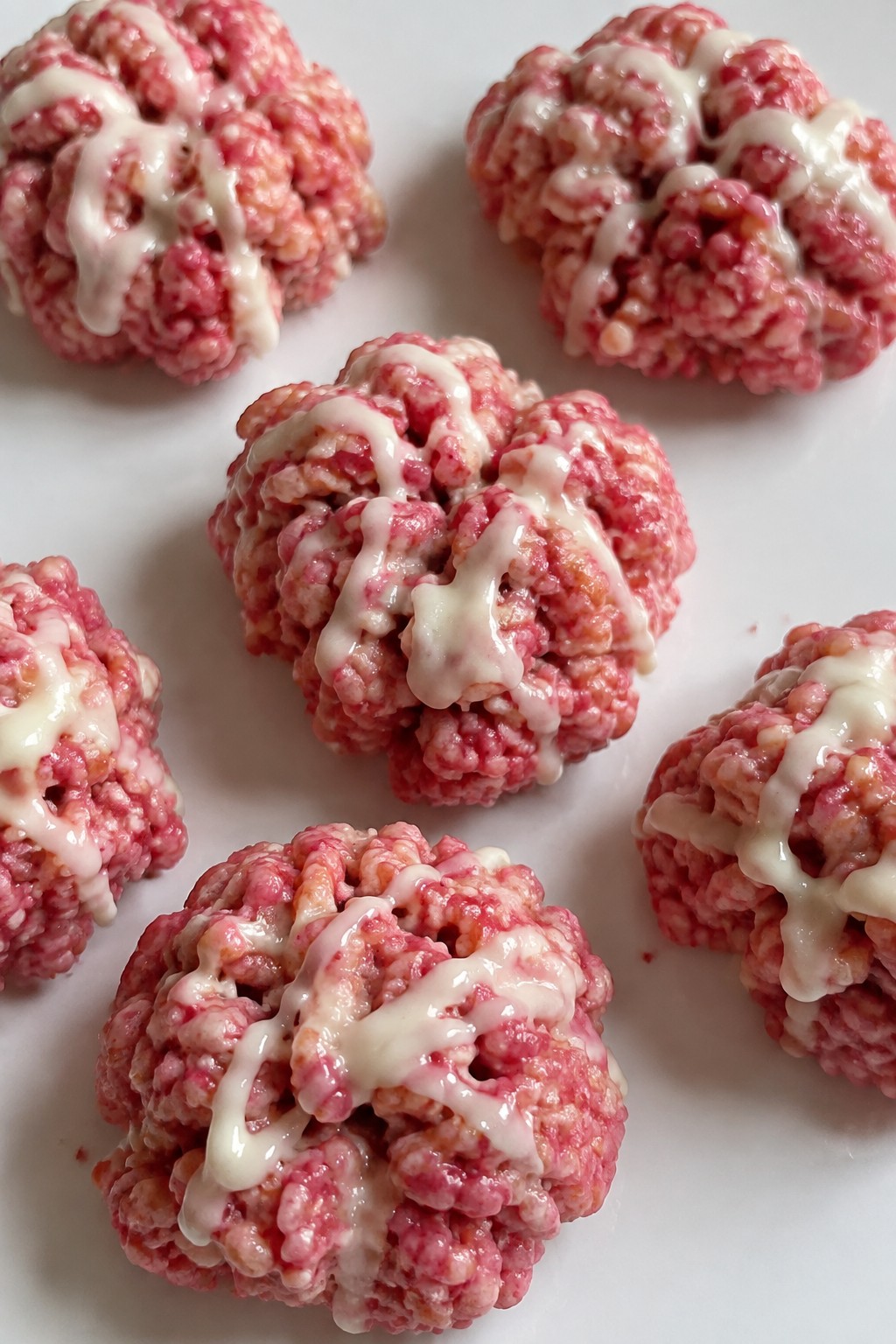 Zombie Brain Rice Krispie Clusters