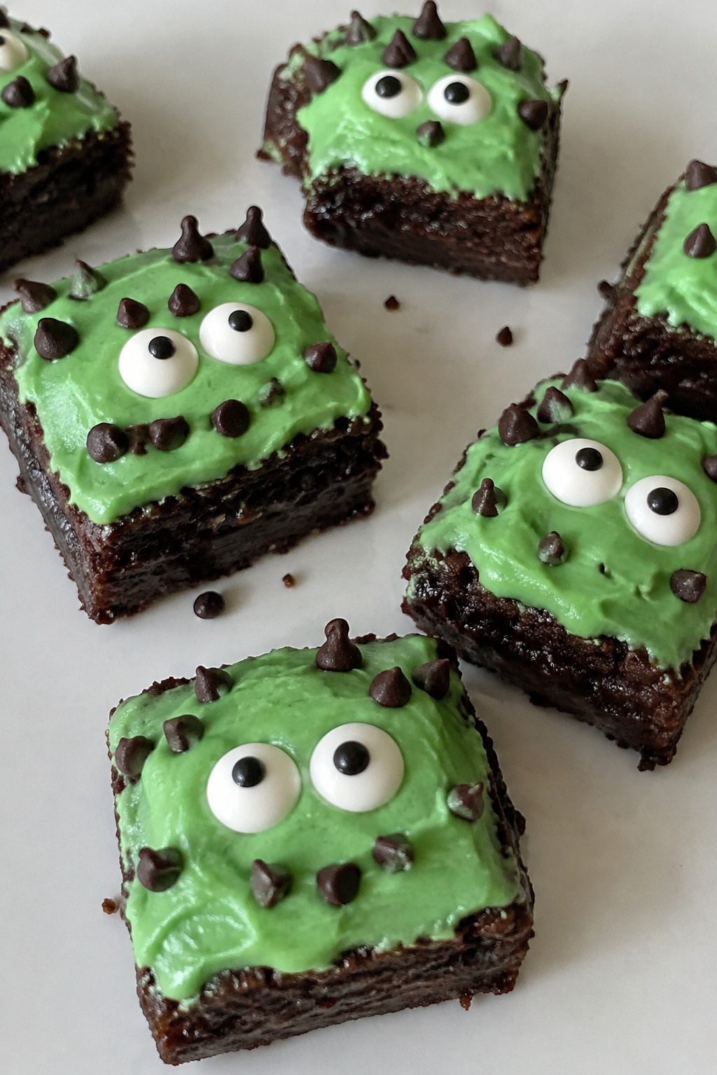Frankenstein Brownie Bites