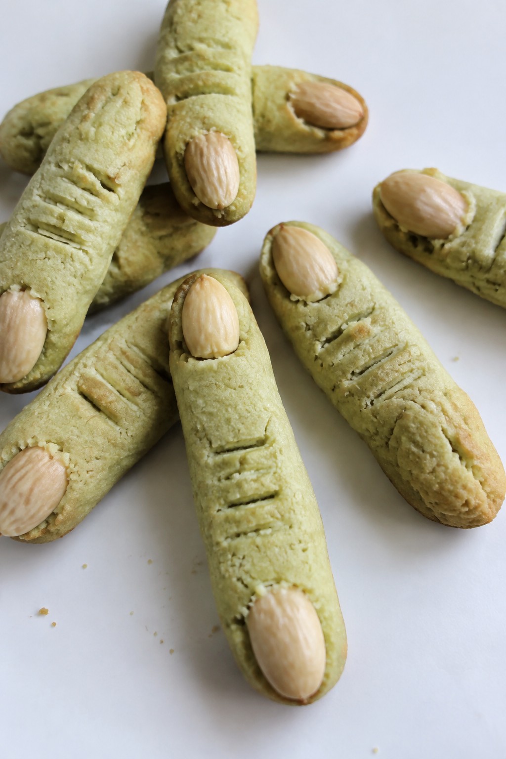 Witch Finger Shortbread Cookies