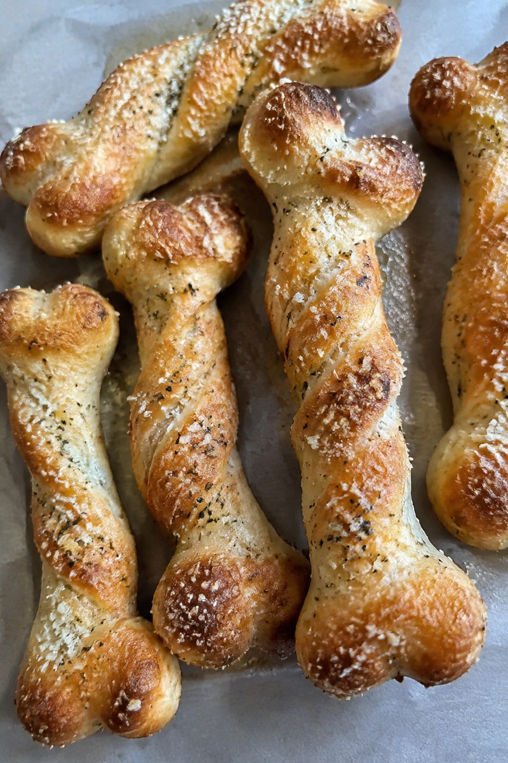 Skeleton Bone Parmesan Breadsticks