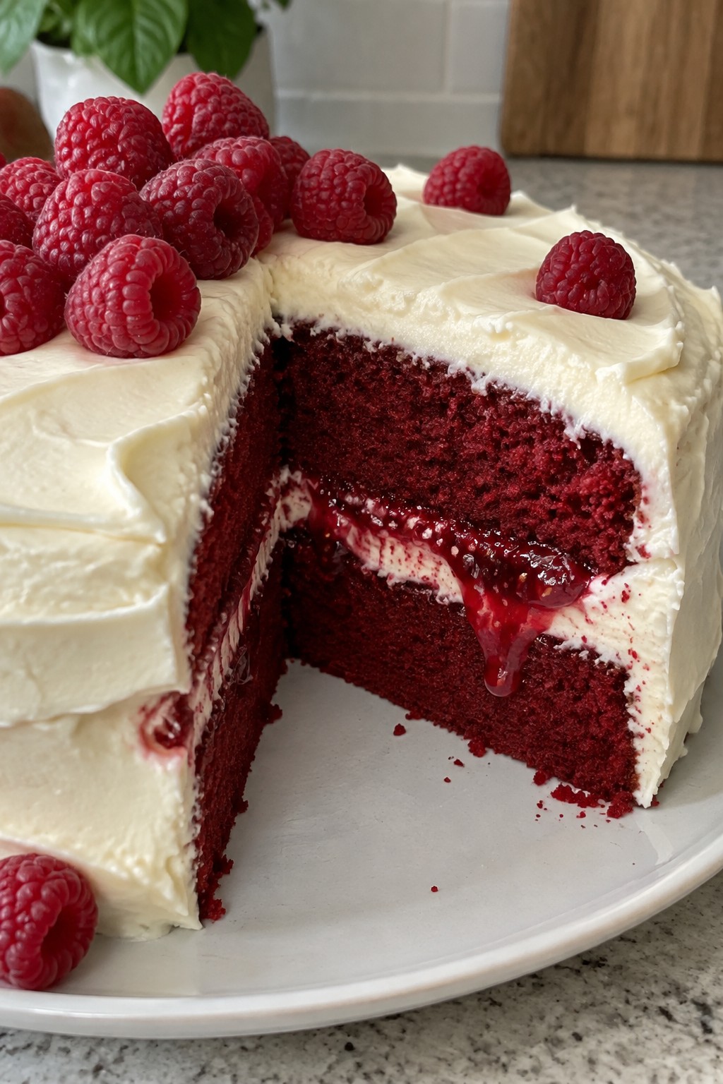 Vampire Bite Red Velvet Layer Cake