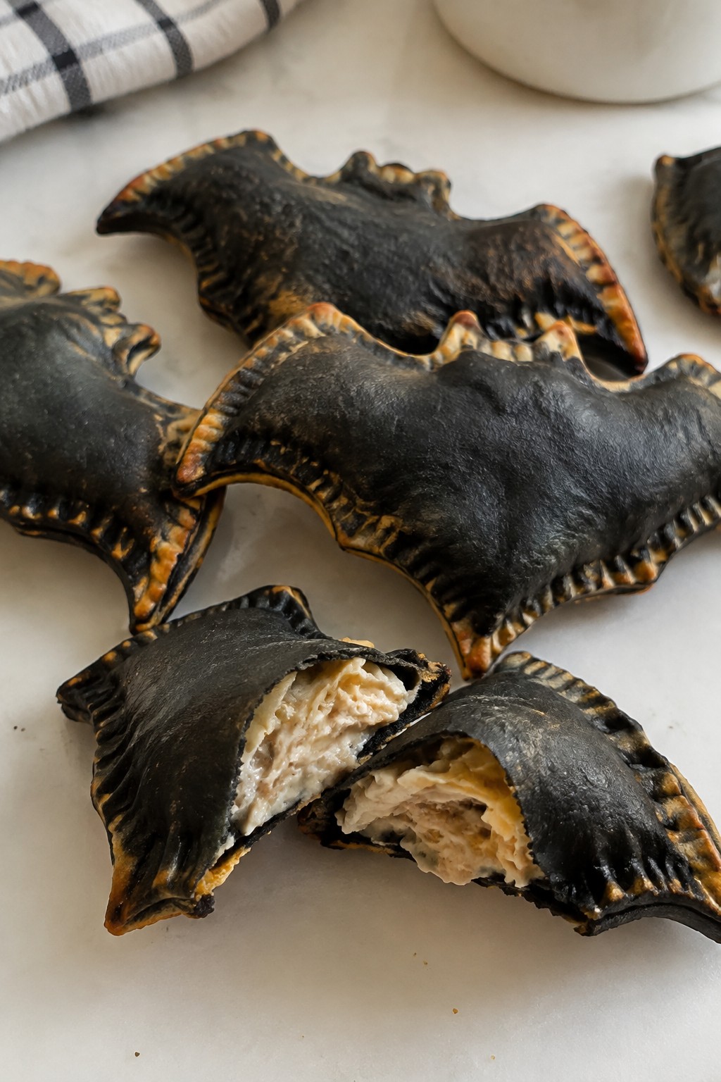 Bat-Shaped Chicken Empanadas