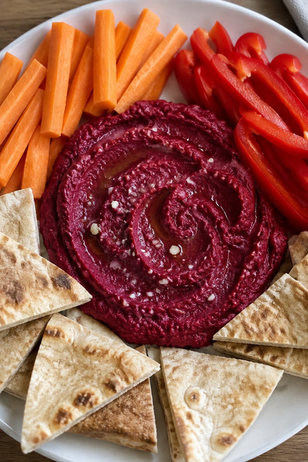 Bloody Beetroot Hummus Platter