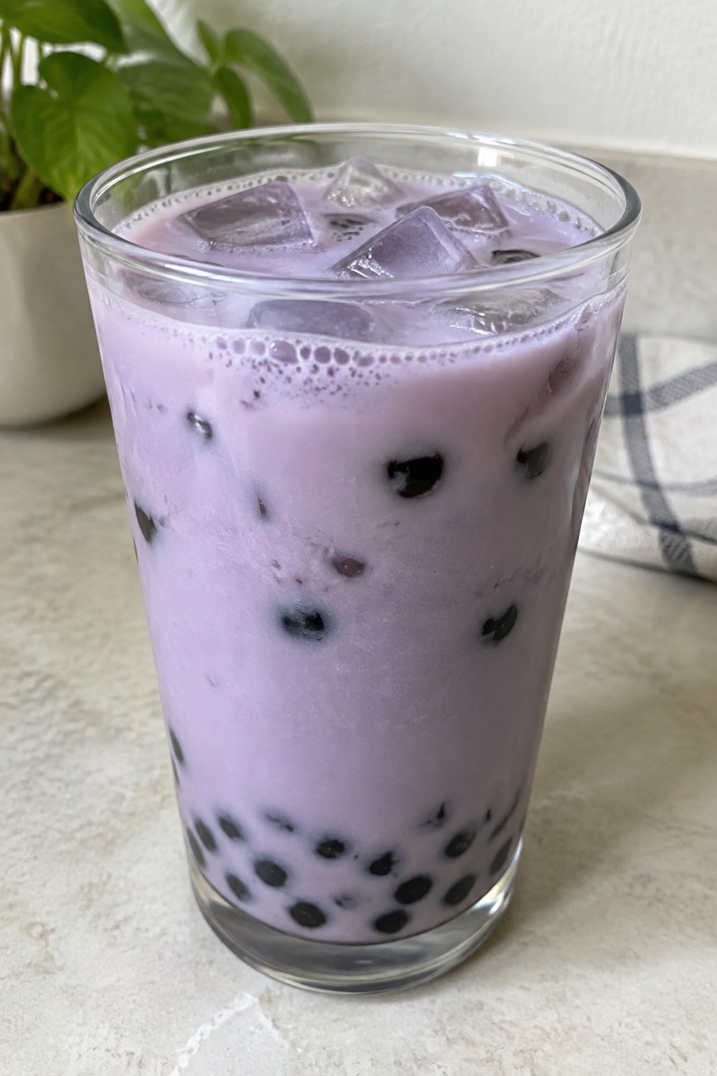 Cauldron Bubble Boba Tea with Taro