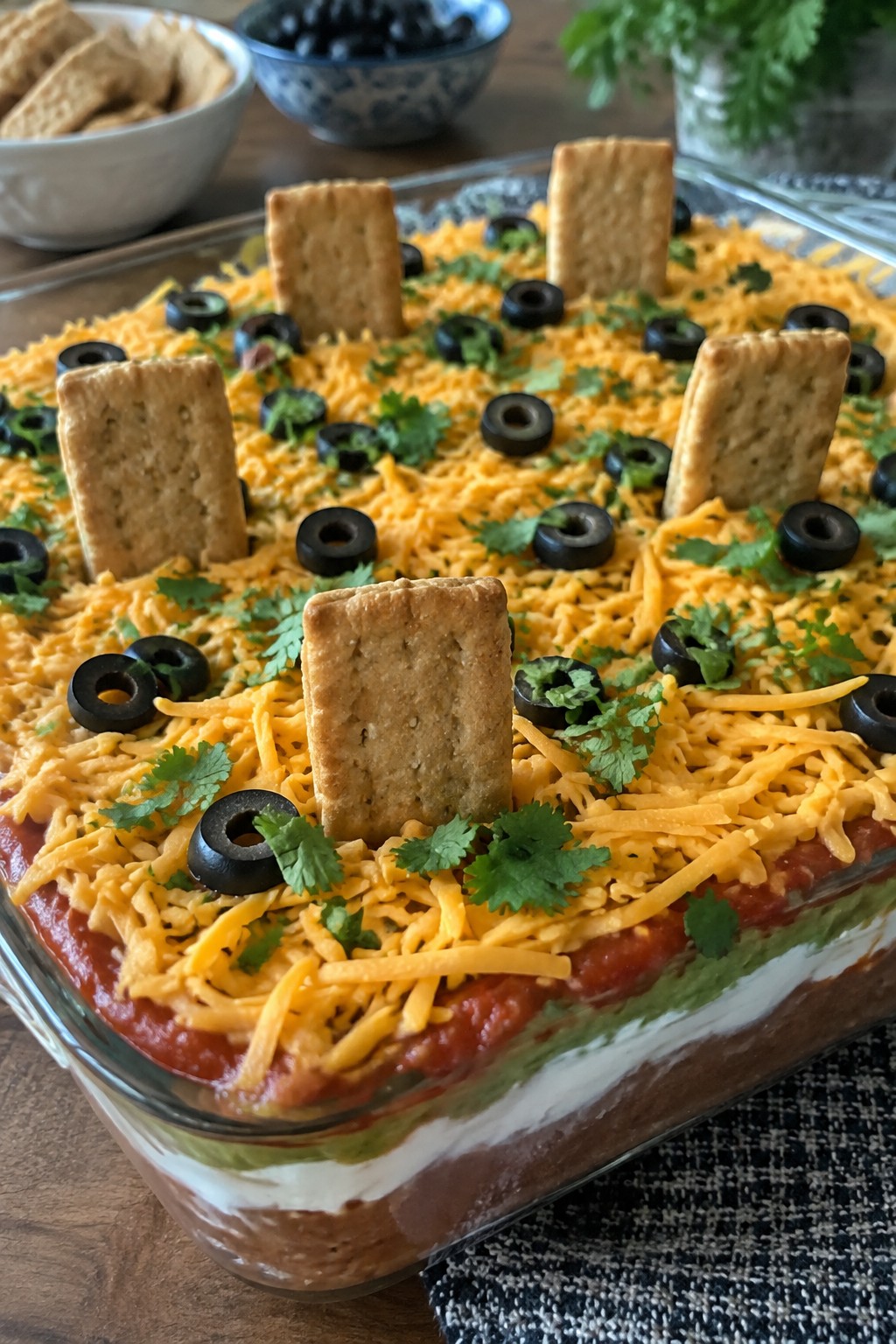 Graveyard Layered Taco Dip