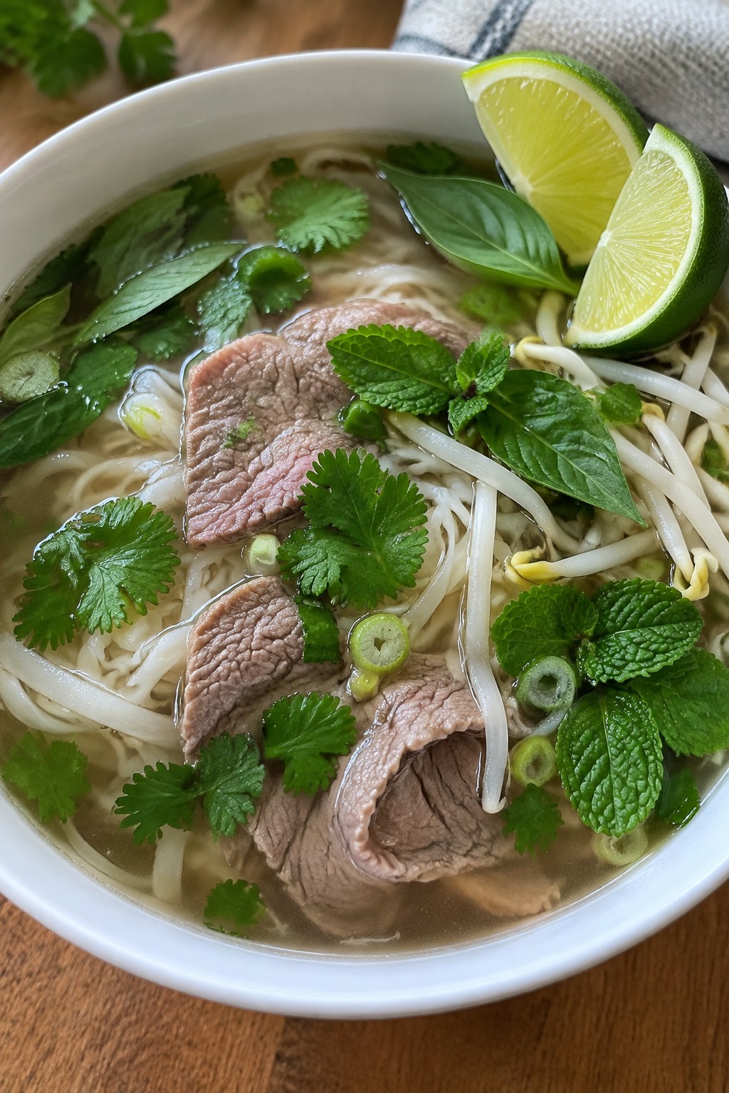 Phantom Pho with Beef and Herbs