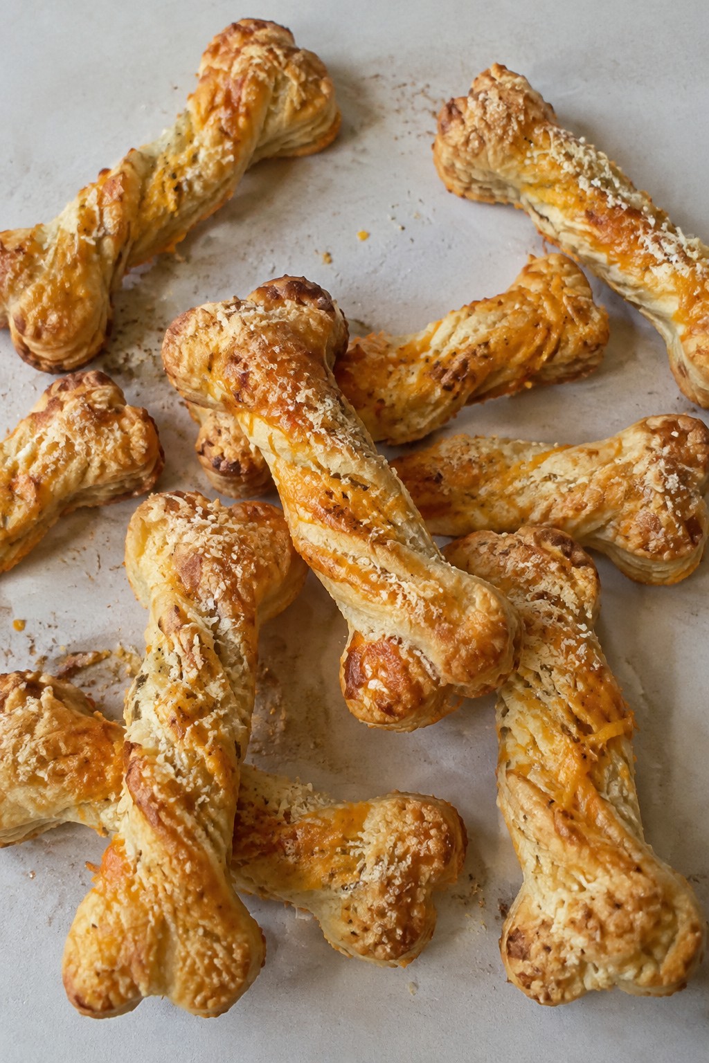 Skeleton Bone Cheese Straws